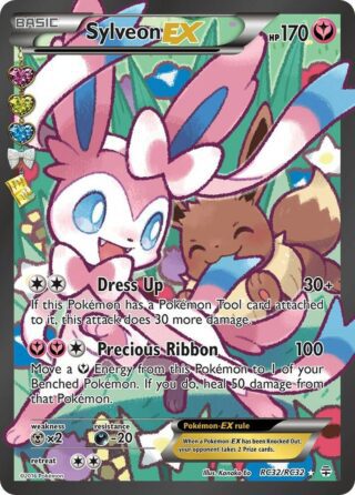Sylveon EX - RC32/RC32 - Full Art - Inglés (Played)