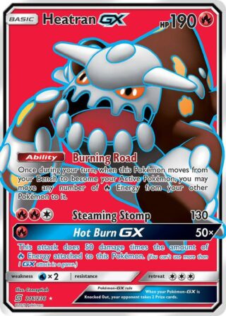 Heatran GX - 216/236 - Full Art Ultra Rare - Inglés