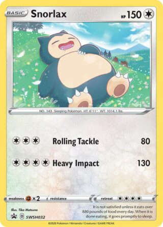 Snorlax - SWSH032 - Promo - Inglés