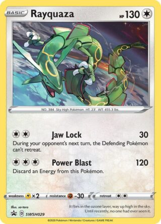 Rayquaza - SWSH029 - Promo - Español
