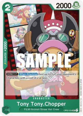Tony Tony.Chopper - ST11 - Uncommon - OP02-034