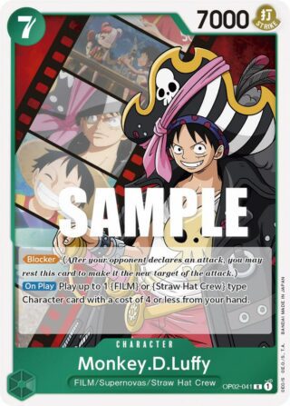 Monkey.D.Luffy - ST11 - Rare - OP02-041