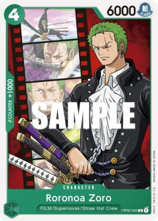 Roronoa Zoro - ST11 - Common - OP02-043