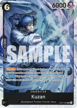 Kuzan - ST27 - Super Rare - ST27-003