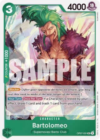 Bartolomeo - ST24 - Uncommon - OP07-031