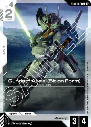 Gundam Aerial (Bit on Form) - C - ST01 - ST01-007