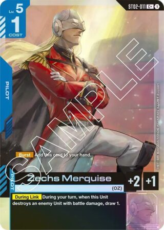 Zechs Merquise - C+ - ST02 - ST02-011