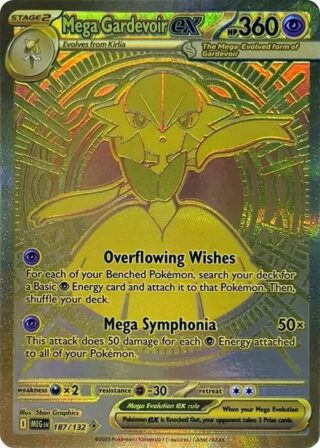 Mega Gardevoir EX - 187/132 - Mega Hyper Rare - Español