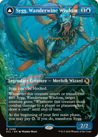 Sygg, Wanderwine Wisdom (Borderless) - Rare - #288 - Inglés