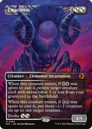 Emptiness (Borderless) - Mythic - #294 - Inglés