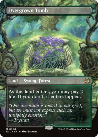 Overgrown Tomb (Borderless) - Rare - #350 - Inglés