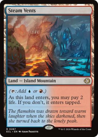 Steam Vents (Foil) - Rare - #267 - Inglés