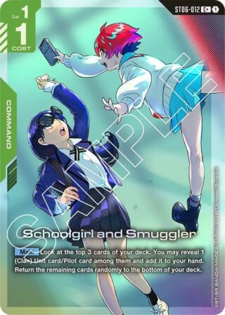 Schoolgirl and Smuggler - C+ - ST06 - ST06-012