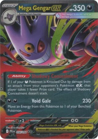 Mega Gengar EX - 077/132 - Double Rare - Inglés