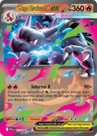Mega Charizard X EX -013/094 - Double Rare - Inglés