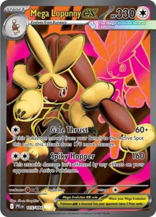 Mega Lopunny EX- 115/094 - Ultra Rare - Inglés