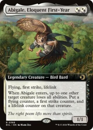 Abigale, Eloquent First-Year (Extended Art) - Rare - #368 - Inglés
