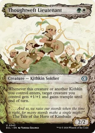 Thoughtweft Lieutenant (Showcase) (Foil) - Uncommon - #343 - Inglés