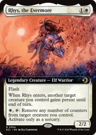 Rhys, the Evermore (Extended Art) - Rare - #354 - Inglés