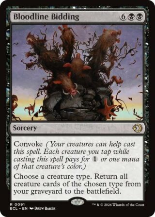 Bloodline Bidding (Foil) - Rare - #91 - Inglés