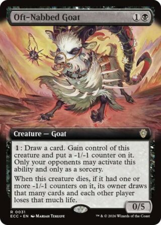 Oft-Nabbed Goat (Extended Art) - Rare - #31 - Inglés