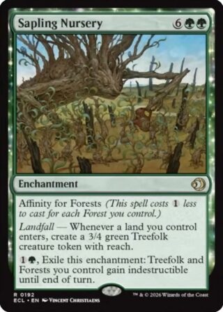 Sapling Nursery (Foil) - Rare - #192 - Inglés