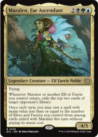 Maralen, Fae Ascendant (Foil) - Rare - #233 - Inglés