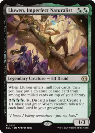 Lluwen, Imperfect Naturalist - Rare - #232 - Inglés