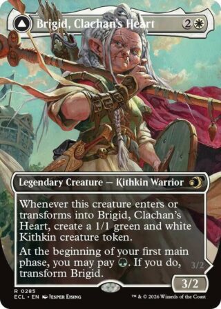 Brigid, Clachan's Heart (Borderless) - Rare - #285 - Inglés