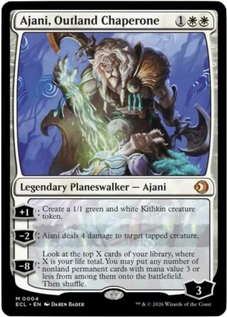 Ajani, Outland Chaperone (Foil) - Mythic - #4 - Inglés