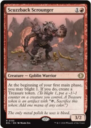 Scuzzback Scrounger (Foil) - Rare - #153 - Inglés