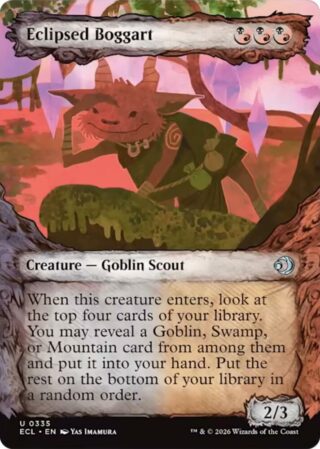 Eclipsed Boggart (Showcase) (Foil) - Uncommon - #335 - Inglés