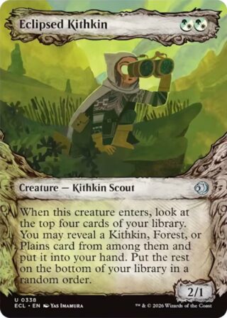 Eclipsed Kithkin (Showcase) (Foil) - Uncommon - #338 - Inglés