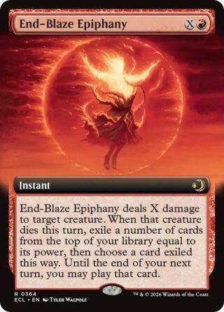 End-Blaze Epiphany (Extended Art) - Rare - #364 - Inglés