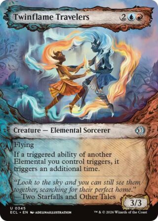 Twinflame Travelers (Showcase) (Foil) - Uncommon - #345 - Inglés