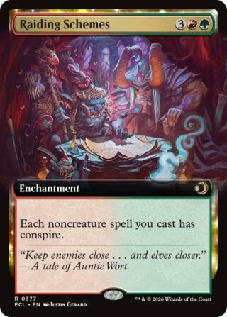 Raiding Schemes (Extended Art) - Rare - #377 - Inglés