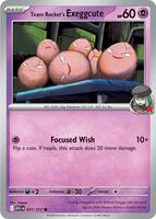 Team Rocket's exeggcute - Common Reverse Holo - 077/217 - Inglés