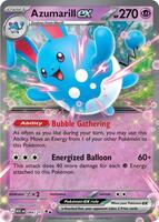 Azumarill ex - Double Rare - 084/217 - Inglés