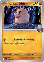 Team Rocket's Diglett - Common - 100/217 - Inglés