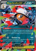 Mega Scrafty ex - Double Rare - 135/217 - Inglés