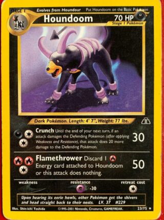 Houndoom - 23/75 - Rare (Moderately Played)