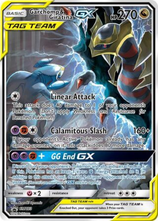 Garchom & Giratina GX - SM193 - Alternate Art Promo - Español
