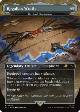 Secret Lair x Horizon : Regalla's Wrath (Tarrian's Soulcleaver) - #2224 - Rare - Inglés