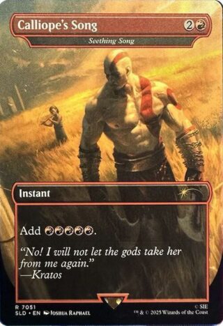 Secret Lair x God of War: Calliope's Song (Seething Song) - #7051 - Rare - Inglés