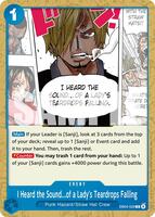 I Heard the Sound...of a Lady's Teardrops Falling - Common - EB04-029