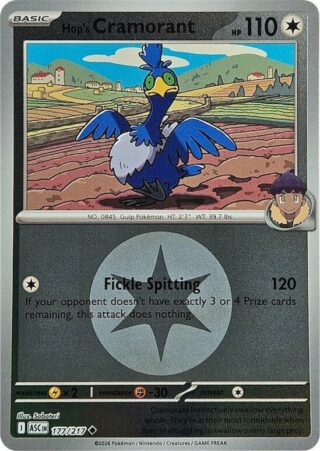 Hop's Cramorant - Common Reverse Holo - 177/217 - Inglés
