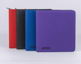 Hunter Supplies: 12 Pocket Premium Card Binder con cierre - (480 Espacios)