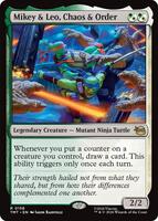 Mikey & Leo, Chaos & Order (Foil) - #158 - Rare - Inglés