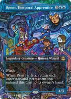 Renet, Temporal Apprentice (Borderless) - Rare - #202 - Inglés