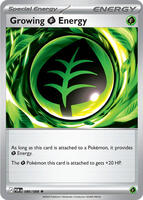 Growing Grass Energy - Holo Reverse Rare - 086/088 - Inglés